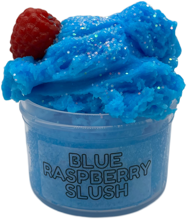 Blue Raspberry Slush Glitter Slimes 7009