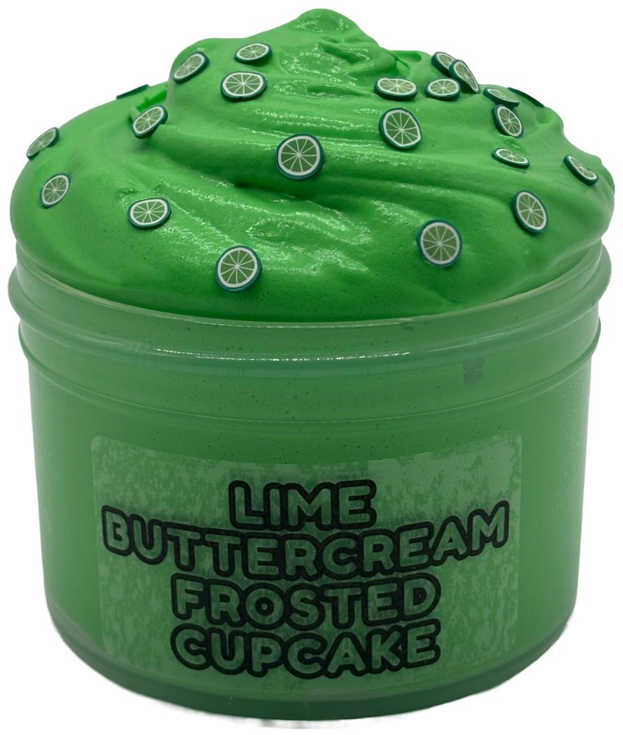 Lime Buttercream Frosted Cupcake