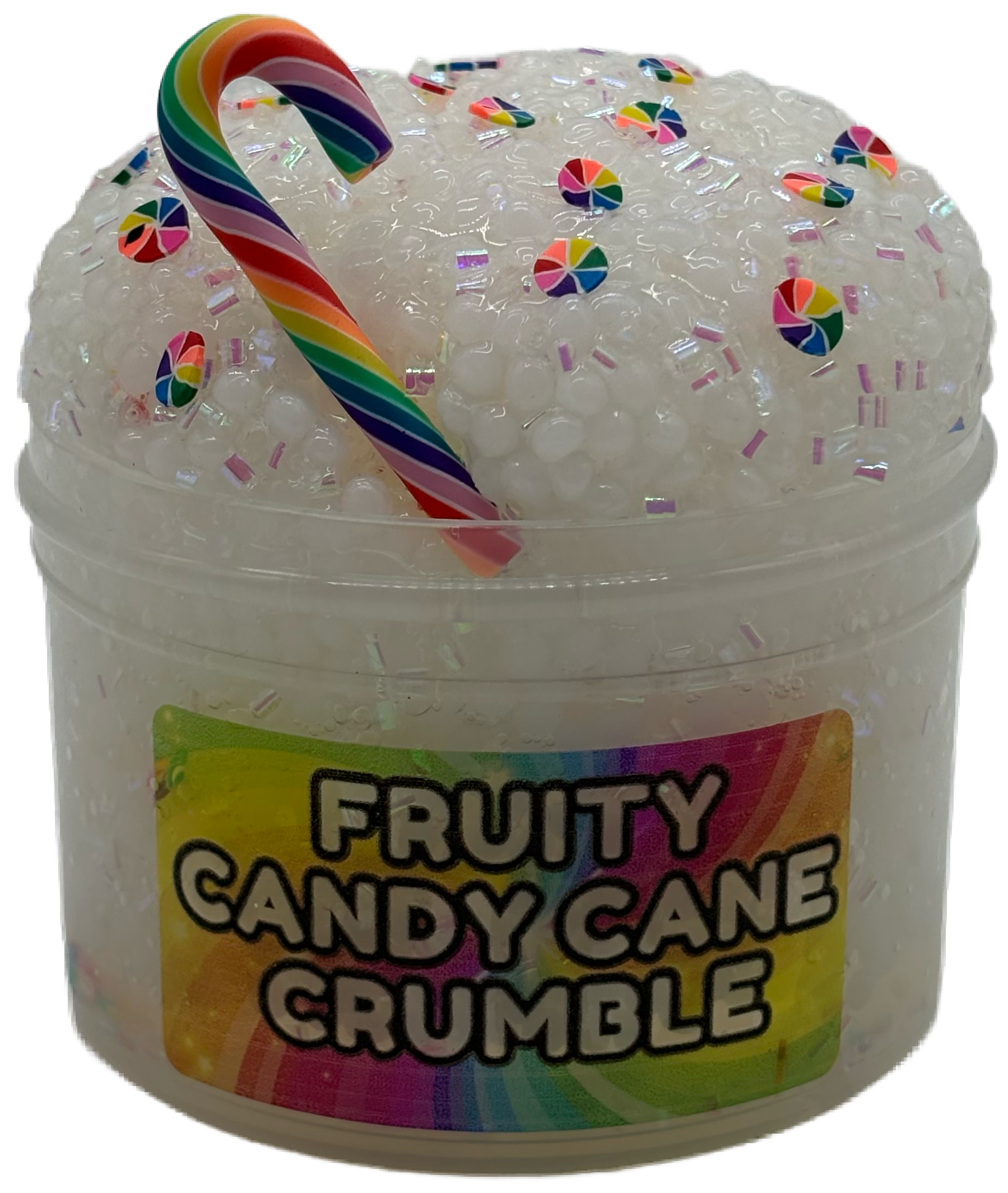 Fruity Candy Cane Crumble