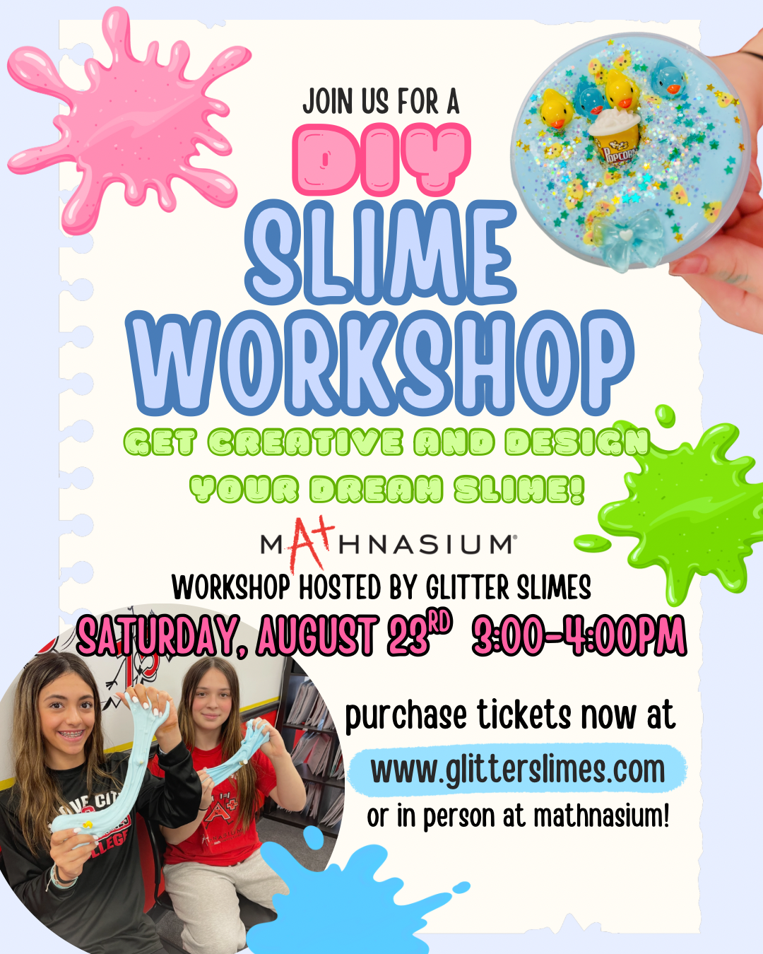 DIY SLIME WORKSHOP
