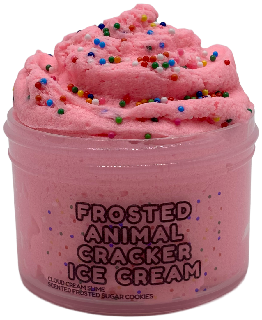 Frosted Animal Cracker Ice Cream