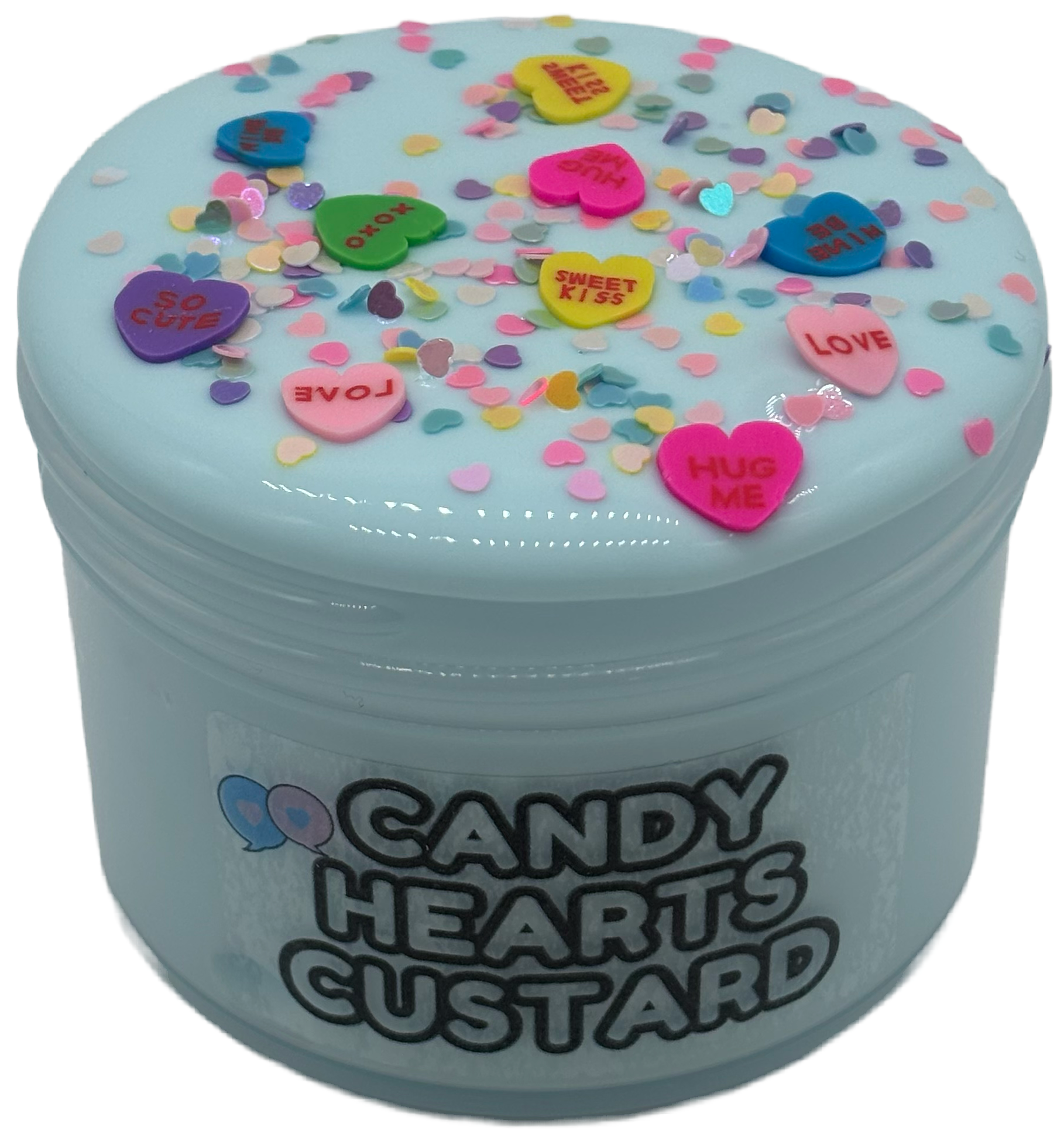 Candy Hearts Custard
