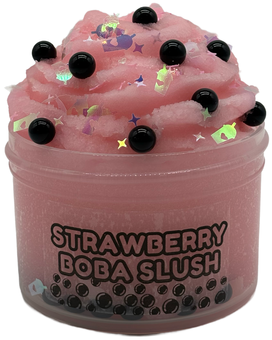 Strawberry Boba Slush