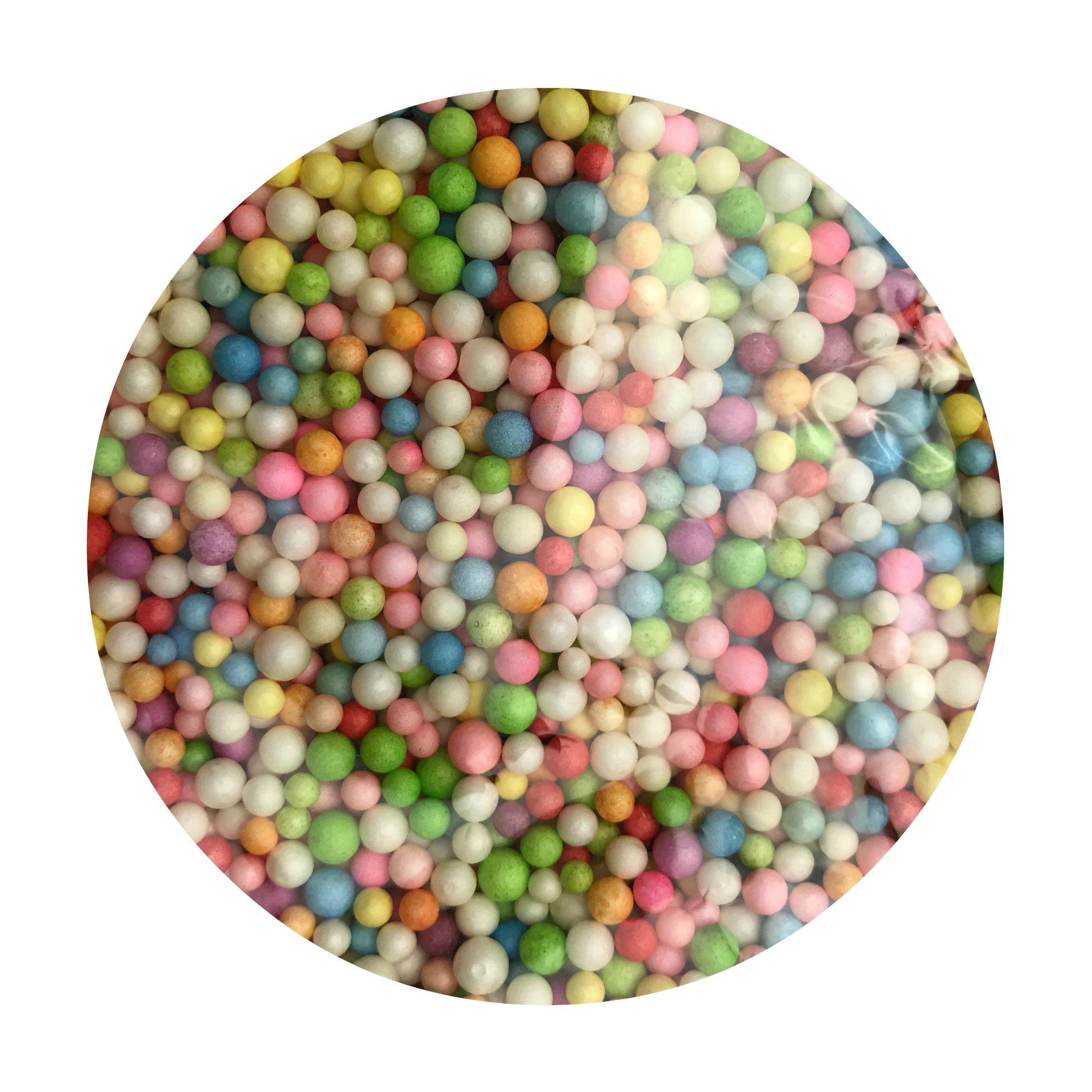 Rainbow Foam Beads