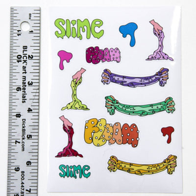 Slime Sticker Sheet