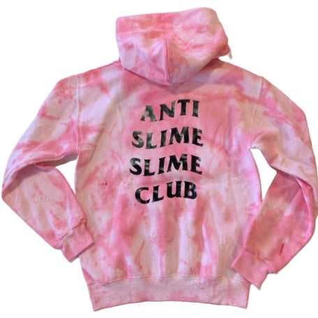 PINK TYE DYE HOODIE