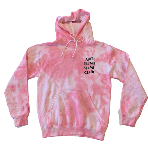 PINK TYE DYE HOODIE