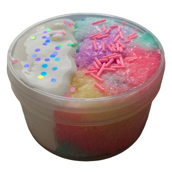 Unicorn Tie Dye Cake In A Jar