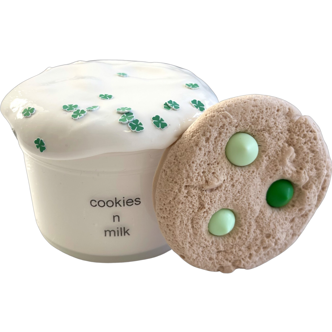 St. Patty’s Cookies & Milk